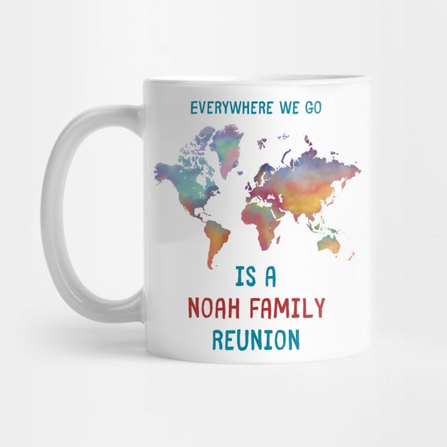 Noah Family Reunion color by Wolfmueller